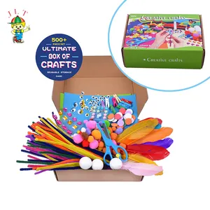 Factory Direct Supply Diy Creative Pipe Cleaners Craft Handmade Children Educational Toy Diy Craft Supplies Set