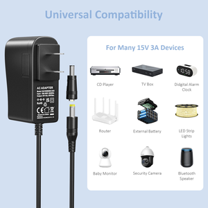 อะแดปเ<span class=keywords><strong>ต</strong></span>อร์แปลงไฟ 5V 3A USB-C AC DC 15W พร้อมหัว<span class=keywords><strong>ต</strong></span>่อ 9 <span class=keywords><strong>แบ</strong></span>บ สำหรับอุปกรณ์อิเล็กทรอนิกส์ในบ้าน เช่น กล่องรับสัญญาณทีวี เราเ<span class=keywords><strong>ต</strong></span>อร์ พัดลมขนาดเล็ก ไฟ LED ลำโพง - Product Image 6