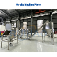 Ligne de production d'engrais organiques avec mélangeur à ruban pour l'usine de granulation de poudre NPK