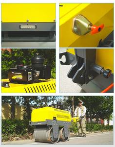 ราคาเครื่องบดอัดแอสฟัลต์แบบเดินตามสำหรับงานถนนจากโรงงาน OEM - Product Image 4