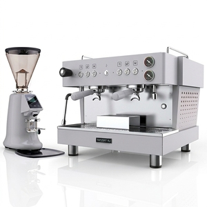 LEHEHE Commercial Espresso Coffee Maker 2 Italian Programmable for Household Outdoor Hotel Use Power Source - Product Image 1