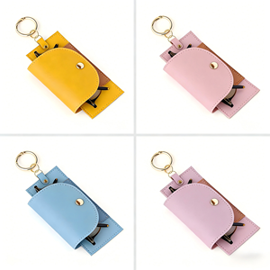 Étui minimaliste en cuir PU color-block pour lunettes de soleil avec <span class=keywords><strong>clip</strong></span> porte-clés, étui pour lunettes <span class=keywords><strong>à</strong></span> fixer sur <span class=keywords><strong>sac</strong></span> <span class=keywords><strong>à</strong></span> main, <span class=keywords><strong>sac</strong></span> <span class=keywords><strong>à</strong></span> <span class=keywords><strong>dos</strong></span> ou en extérieur - Product Image 3