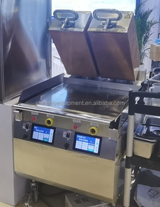 Plaque de cuisson électrique double face de luxe Shineho de haute qualité pour steaks et pains, avec système de levage et abaissement automatique, idéale pour les restaurants (type McDonald's) - Product Image 4