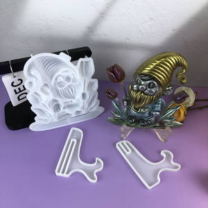 Molde de Silicona para Resina Hecho a Mano, Estilo DIY, Adornos Decorativos y Herramientas para Pasteles, Molde de Yeso para Resina - Product Image 1