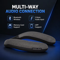 Offre Spéciale 2026 Nouveau Lecteur de Musique Bluetooth Étanche Original 10W Haute Qualité Portable Sans Fil Enceinte Collier Portable pour Jeux