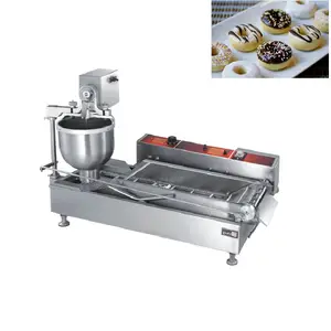 Voll automatische kleine kommerzielle industrielle Hefe fritte use Donut Maker Making Machine