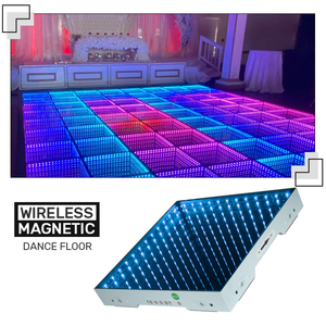 Panel Magnético con Espejo Infinito, Pantalla LED <span class=keywords><strong>3D</strong></span> de Píxeles, Luces para Pista de Baile, para Bodas, Discotecas, Fiestas, en Oferta - Product Image 4
