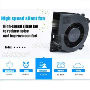 Coussin de siège de voiture 12V avec 8 ventilateurs intégrés, 3 vitesses, ventilé/climatiseur, pour un confort optimal - Product Image 2