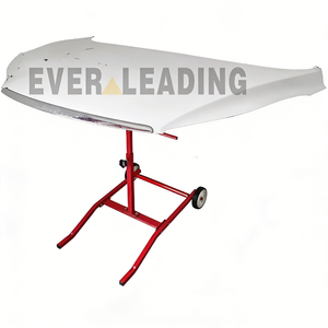 Outils de réparation de carrosserie automobile, support de peinture en T réglable en métal avec roulettes de 6 pouces pour la réparation de portières, capots et <span class=keywords><strong>pare</strong></span>-chocs de voitures - Product Image 2