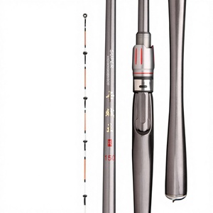 Caña de Pescar Kabin Wang de 2m, Fibra de Carbono, para Pesca en Mar y Costa, Acción Media-Rápida, Agua Salada, con Guías SIC - Product Image 1