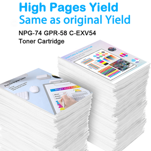 ตลับหมึกโทนเนอร์ทดแทนคุณภาพเทียบเท่าของแท้ Canon รุ่น NPG-74 GPR-58 C-EXV54 สำหรับเครื่องพิมพ์ Canon iR ADV C3025i C3125i C3226I - Product Image 6