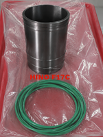 Kit de joints d'étanchéité en caoutchouc vert pour chemise de cylindre de moteur diesel HINO F17C HF.RY 7DT2782 2906039400 -40~110°C Personnalisé