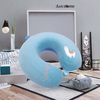 Nouvel Oreiller de Voyage en Mousse à Mémoire de Forme en U, Portable, Anti-Acariens, Léger, Confortable pour le Sommeil, la Voiture et les Voyages en Avion, Tissé