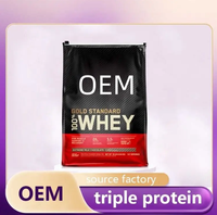 Poudre de protéines de lactosérum 100% isolée saveur vanille chocolat Gold Standard Whey Powder
