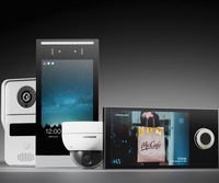 Solution d'interphone vidéo pour immeuble d'appartements, intégration d'automatisation domestique, module de commutation intelligent 8 pouces, application d'interphone bidirectionnel