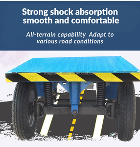 Nouveau chariot de transport de marchandises à plateforme électrique 2026, chariots à plateau motorisés, chariot à main pour le transport de marchandises - Product Image 4