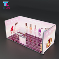 Grande boîte à lumière LED SEG en tissu sans cadre pour l'affichage en stand de salon professionnel