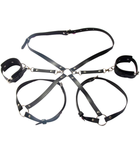 Venta al por mayor Bdsm Play Game Producto Bondage Mano Puños Esposas Papel Arnés ajustable Esposas Juguetes para parejas - Product Image 4
