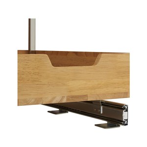Cocina de bambú deslizable hacia fuera despensa cajón estantes almacenamiento debajo del fregadero organizador extraíble armario organizador - Product Image 3