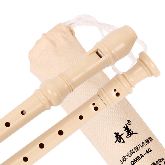 Qimei Instrument 6 Hole 8 Hole ABS Professional Soprano Recorder
