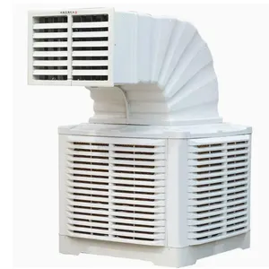 sistema de refrigeração de ar com efeito de estufa, almofada de refrigeração de água, ar condicionado para casa verde