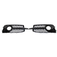 Bumper Grille Fog Light Frame Lower Grille For Audi A1 8X 2011-2014 Front Bumper Trim Panel Accessories