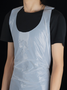 ผ้ากันเปื้อนพลาสติกแบบใช้แล้วทิ้งสำหรับร้านอาหาร ผู้ใหญ่ อาหารทะเล โพลีพลาสติก ลายกุ้งล็อบสเตอร์ สำหรับใช้ในครัวเรือน ราคาโรงงาน CFC - Product Image 4