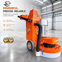 Machine de polissage de sol en béton humide et sec à moteur, haute efficacité, OEM/ODM, fournie directement par l'usine