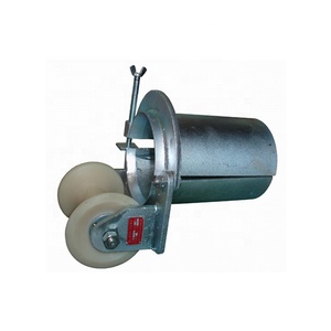 Tùy chỉnh chuông miệng loại Cáp Trống kéo con lăn OEM hỗ trợ cáp xâu chuỗi ròng rọc để bán - Product Image 1