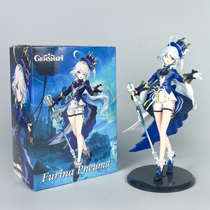 Figura <span class=keywords><strong>di</strong></span> Furina da 23cm, Gioco <span class=keywords><strong>Genshin</strong></span> <span class=keywords><strong>Impact</strong></span>, Action Figure in PVC, Anime Ragazza Carina, Modellino da Collezione Focalors, Giocattolo, Regalo PHJ 14+ - Product Image 1
