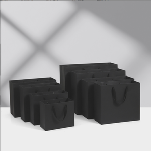 Túi Quà Tặng cho doanh nghiệp nhỏ màu xanh hồng đen đỏ trắng thiết kế truyền cảm hứng gói quà tặng Túi mua sắm túi giấy có tay cầm ruy băng - Product Image 6