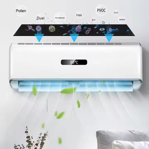 1 Uds. <span class=keywords><strong>Aire</strong></span> acondicionado montado en la pared del hogar filtro de carbón activado ABS instalación gratuita para purificar el polvo del <span class=keywords><strong>aire</strong></span> - Product Image 1