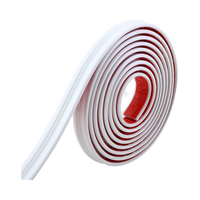 Moulure murale et plinthe décorative autocollante en PVC souple moderne, 9,8 pieds, panneau de protection pour la décoration intérieure, 9 couleurs
