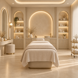 Diseño de Interiores de Salón de Belleza Estilo Crema, Solución Integral Personalizada para Salón de Spa, Uñas y Cabello - Product Image 6