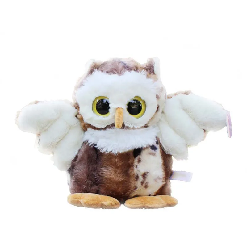 ZD246 New Arrival Animal Stuffed Plush Toys Cool Children Gift Owl Doll Cute Cartoon Gray and White Owl Plush Toys