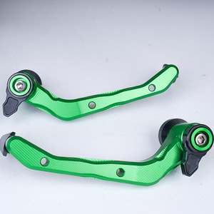 Protection de levier de frein et d'embrayage en aluminium <span class=keywords><strong>pour</strong></span> Kawasaki Ninja 400, compatible avec le modèle Ninja 400, dispositif de protection des mains <span class=keywords><strong>pour</strong></span> <span class=keywords><strong>moto</strong></span> - Product Image 4