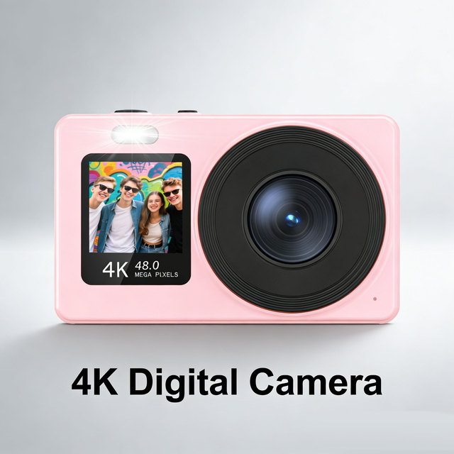 Cheap Dual Screens 17-30X Digital Camera 1080p Full HD Autofocus CMOS Sensor LED Flash 2"-3" Screen 64GB 90 Min Battery Life
