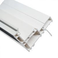 Profils d'extrusion en plastique UPVC sur mesure pour fenêtres, portes, cuisines, supermarchés, écologiques et durables