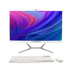 OEM 24英寸I3 I5一体机256gb 512GB内存一体机，用于学校和游戏