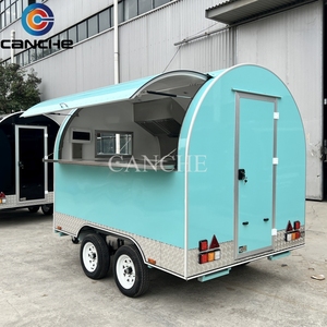 Remorque alimentaire mobile multifonctionnelle en acier inoxydable pour cuisine complète, vitesse 80 km/h, pour camions de snacks, beignets, hot-dogs, pizzas et glaces - Product Image 6