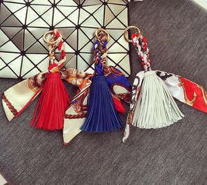 Llavero de Cuero de Lujo para Mujer, Estilo Nuevo, con Borla, para Llaves de Coche y Bolso, Accesorio Colgante - Product Image 4