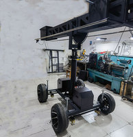 Grue télescopique pour caméra Techno de 9 m avec chariot motorisé pour Ronin