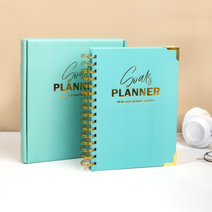 Tùy chỉnh in ấn bìa cứng mục tiêu kế hoạch hàng tuần undated chương trình nghị sự kế hoạch xoắn ốc ràng buộc những giấc mơ mục tiêu Tạp Chí - Product Image 2