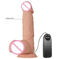 Dildo vibrant réaliste ultra-doux de la marque BAILE, fonctionnant sur piles avec télécommande, jouet sexuel pour adultes pour la masturbation féminine
