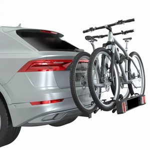 Remolque de Bicicleta <span class=keywords><strong>Doble</strong></span> Estándar Europeo, Portaequipajes con Suspensión para Vehículos Pesados y Portaequipajes Multifuncional - Product Image 1
