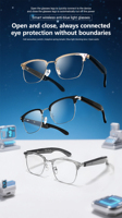 2025 nuovi occhiali AI senza fili per Android iPhone Smart occhiali con fotocamera All-in-One occhiali traduttore GT33