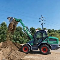 53,7 kW Hochleistungs-Motorlader Direkt vom Hersteller 5 Tonnen Allterrain-Multifunktions-Arbeitslader für Verschiedene Baustellen