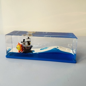 Barco pirata en una botella Barco en una caja Thousand Sunny Drift Bottle Liquid Wave Pirate Ship Decor - Product Image 6