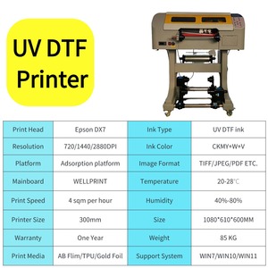 Impresora UV DTF de Doble Cabezal, Nuevo Modelo 2026, Pequeña, 2 en 1, para Impresión de Cajas y Carcasas de Móviles, Impresora UV DTF de 30 cm con Laminación - Product Image 2