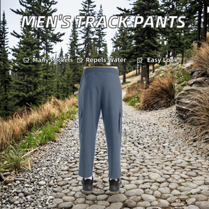 Pantalon unisexe 100 % coton, coupe droite ample, à poches multiples, avec logo personnalisé, idéal été comme hiver, modèle 2026 - Product Image 2